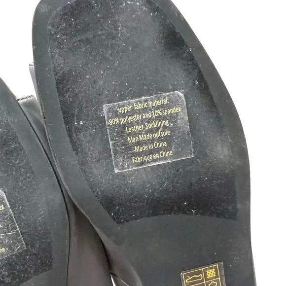 Jeffrey Campbell Gray Satin Open Toe Mules 8.5 - Picture 7 of 9